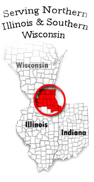 We service the northern Illinois and southern Wisconsin areas