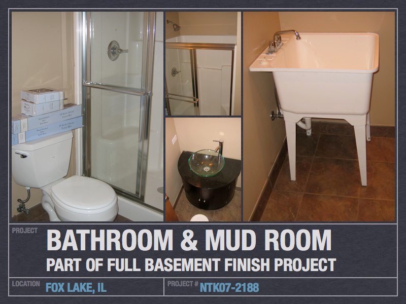 Basement Bath & Mudroom Remodeling - Fox Lake, IL